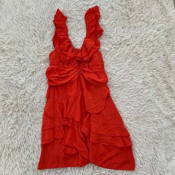 Worn once Koch Bridget Red Dress sz S - Picture 6 of 9